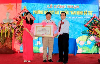 TP. Long Xuyên: Phường Mỹ Quý đạt chuẩn văn minh đô thị