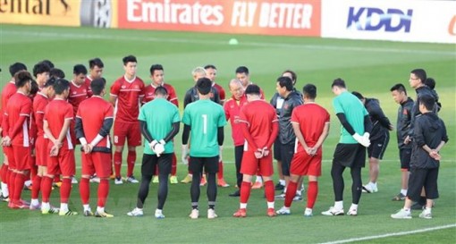 Đội tuyển Việt Nam sẵn sàng cho trận ra quân gặp Iraq vào tối 8-1