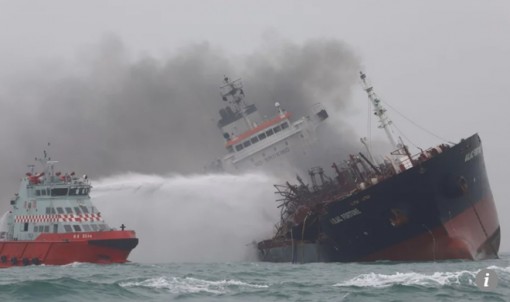 25 thuyền viên Việt Nam có mặt trên tàu dầu cháy ngoài khơi Hong Kong