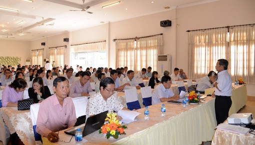 Tập huấn quy định về xét tặng các danh hiệu văn hóa