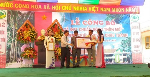 Thành Triệu đạt chuẩn xã nông thôn mới