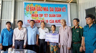 Phú Tân tổ chức lễ xuất quân Tết quân – dân