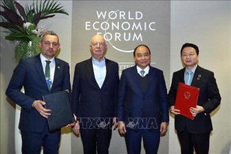 Thủ tướng Nguyễn Xuân Phúc tiếp xúc song phương bên lề Hội nghị WEF Davos 2019