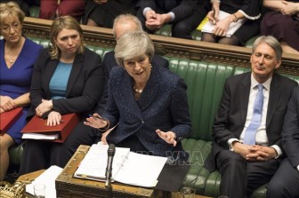 Quốc hội Anh ủng hộ Thủ tướng đàm phán lại điều khoản về biên giới trong thỏa thuận Brexit