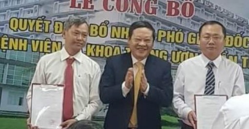 Bệnh viện đa khoa Trung ương Cần Thơ có 2 phó giám đốc mới