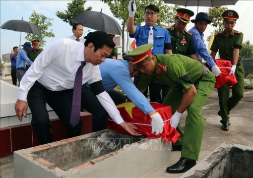 Kiên Giang: Tổ chức Lễ truy điệu, an táng 39 hài cốt liệt sỹ