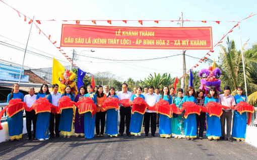 TP. Long Xuyên khánh thành cầu Sáu Lã