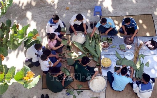 Vui Xuân đón Tết tại thị trấn Trường Sa