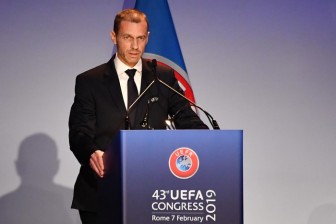 Ông Ceferin tái đắc cử chức Chủ tịch UEFA