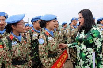 Nữ sĩ quan đầu tiên của Việt Nam thực hiện nhiệm vụ gìn giữ hòa bình