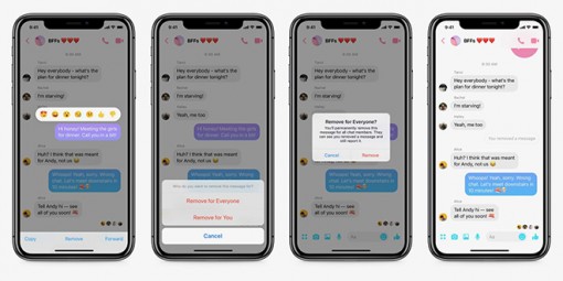 Facebook Messenger chính thức cho phép thu hồi tin nhắn