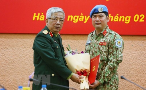 Thêm một sỹ quan Việt Nam đi làm nhiệm vụ gìn giữ hòa bình ở Nam Sudan