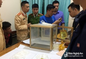 Chặn vụ vận chuyển 2 kg ma túy đá từ Nghệ An vào TP Hồ Chí Minh