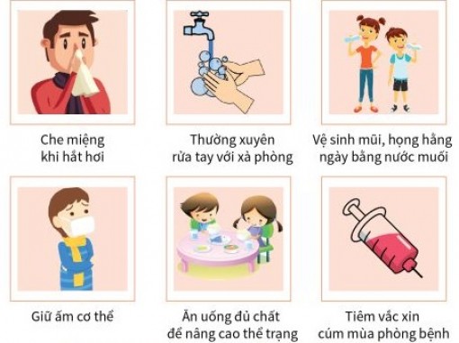 Bộ Y tế khuyến cáo các biện chủ động phòng chống cúm mùa hiệu quả