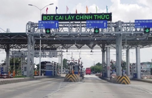 Trạm BOT Cai Lậy giảm phí, chuẩn bị thu trở lại