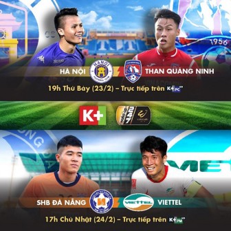 K+ sẽ phát sóng V-League 2019