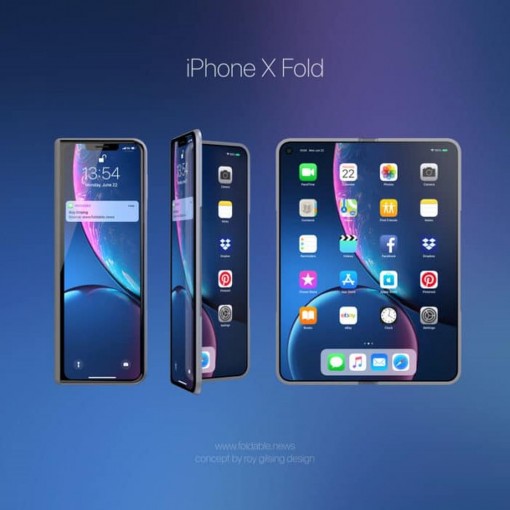 Loạt ảnh “iPhone X Fold” màn hình gập đáng mong đợi