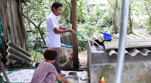 Tiền Giang: Gần 850 hộ dân phải sử dụng nước bẩn