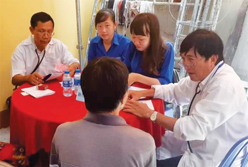 Nhiệt huyết tuổi trẻ của sinh viên ngành y