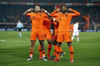 Kết quả vòng loại Euro 2020 rạng sáng ngày 22-3: Bỉ, Hà Lan đại thắng