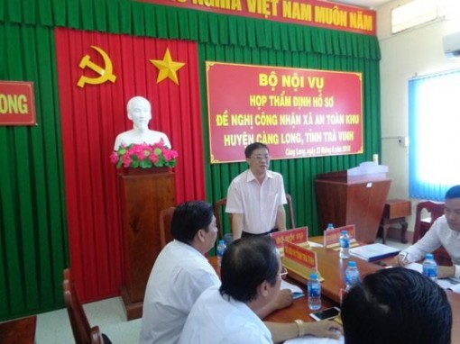 Công nhận 5 xã An toàn khu trong chống Pháp và Mỹ tại Trà Vinh
