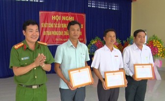 Phú Tân: Sơ kết mô hình phòng cháy, chữa cháy