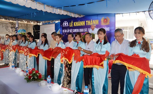 Khánh thành hệ thống camera quan sát, giám sát an ninh và xử phạt giao thông trên địa bàn TP. Long Xuyên