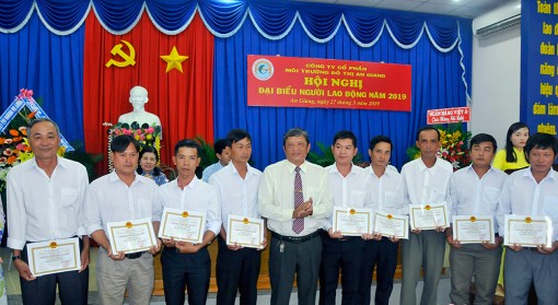 Công ty Cổ phần Môi trường đô thị An Giang: Tổ chức Hội nghị đại biểu người lao động năm 2019