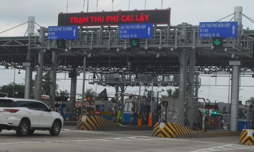 1.346 phương tiện được miễn, giảm giá vé qua Trạm thu phí Cai Lậy