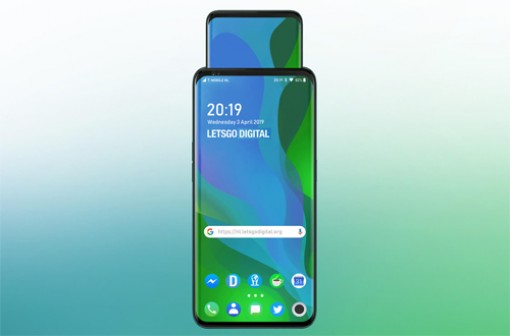 Ý tưởng smartphone màn hình 'thò thụt' của Oppo