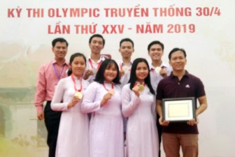 Trường THPT Chuyên Thoại Ngọc Hầu: Hạng nhất ĐBSCL kỳ thi Olympic truyền thống 30-4 lần thứ XXV- 2019