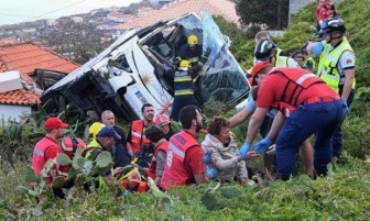 Tai nạn xe buýt ở Bồ Đào Nha, ít nhất 28 du khách Đức thiệt mạng