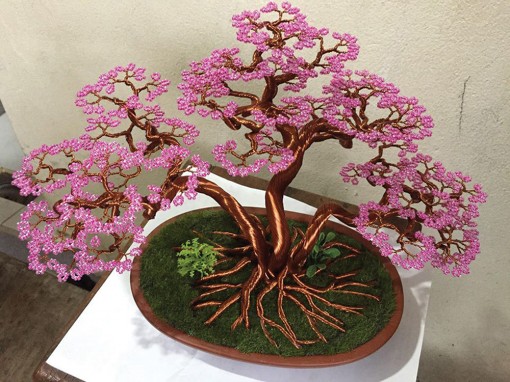 Nghệ thuật bon-sai từ dây đồng