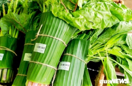 Các doanh nghiệp bán lẻ hào hứng thay thế túi ni lông bằng lá chuối