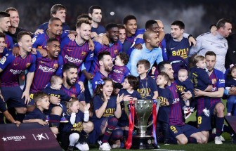 Messi lập công, Barcelona bảo vệ thành công ngôi vương La Liga