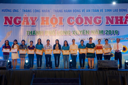 Liên đoàn Lao động TP. Long Xuyên: Tổ chức Ngày hội Công nhân TP. Long Xuyên năm 2019