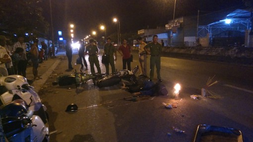 Tiền Giang: Lưu thông ngược chiều trên QL1, cụ ông bị xe máy tông tử vong tại chỗ