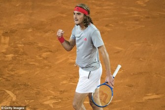 Hạ Nadal, Tsitsipas tiến vào chung kết Madrid Open 2019