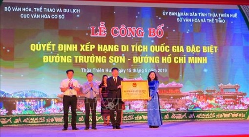Đường Trường Sơn - Đường Hồ Chí Minh là Di tích Quốc gia đặc biệt
