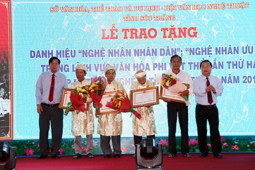 Lần đầu Sóc Trăng có bốn Nghệ nhân nhân dân