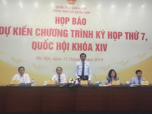 Kỳ họp thứ 7, Quốc hội khóa XIV sẽ khai mạc ngày 20-5