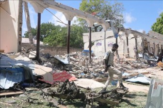 Đánh bom xe tại thủ đô Mogadishu, hơn 10 người thương vong