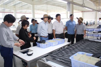 Tổ công tác Trung ương khảo sát thực tế xây dựng nông thôn mới tại Thoại Sơn