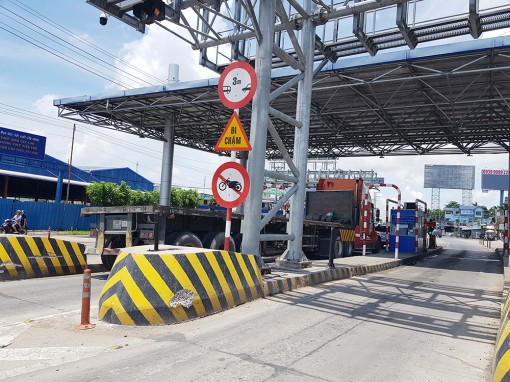 Trạm BOT T2 tạm dừng thu phí