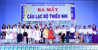 Châu Phú ra mắt Câu lạc bộ Thiếu nhi