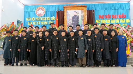 Đại hội đại biểu tín đồ Phật giáo Hòa Hảo cấp toàn đạo lần thứ V (nhiệm kỳ 2019-2024) thành công tốt đẹp