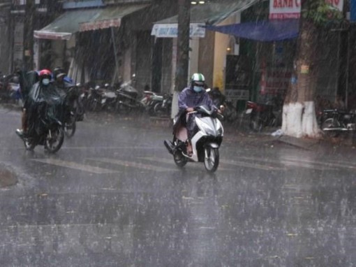 Vùng núi Bắc Bộ chiều tối và đêm 5-6 có nơi mưa vừa, mưa to