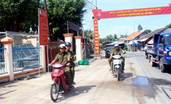 Đảm bảo an ninh trật tự ở các xã nông thôn mới