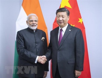 Lãnh đạo Trung-Ấn gặp nhau bên lề Hội nghị thượng đỉnh SCO