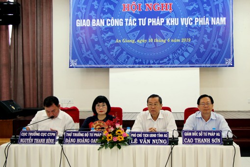 Hội nghị giao ban công tác tư pháp khu vực phía Nam
